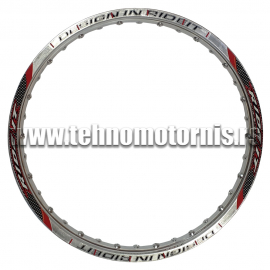 Aluminijumski obruč točka sivi 1,4x16 49mm Tomos ATM