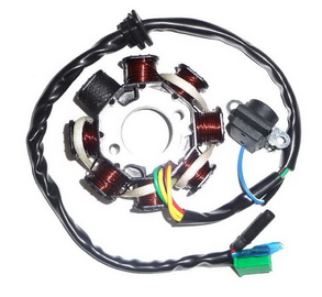 Stator 8 namotaja  (7+1) GY6 50/125/150cc (SD-A011 2010-5)