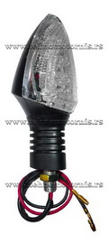 Migavac SY0228 LED beli/crna pozadina Skuter (veliki)