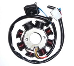 Stator.8 namotaja (6+2) GY6 50cc (SD-A014 2010-1)