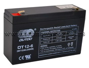 VRLA baterije OT12-6 za dečje automobile  6V 12Ah (151x50x100)mm  1,78kg